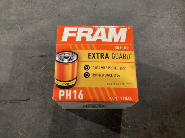 Lot # 1858 Fram Oil Filter $4.94