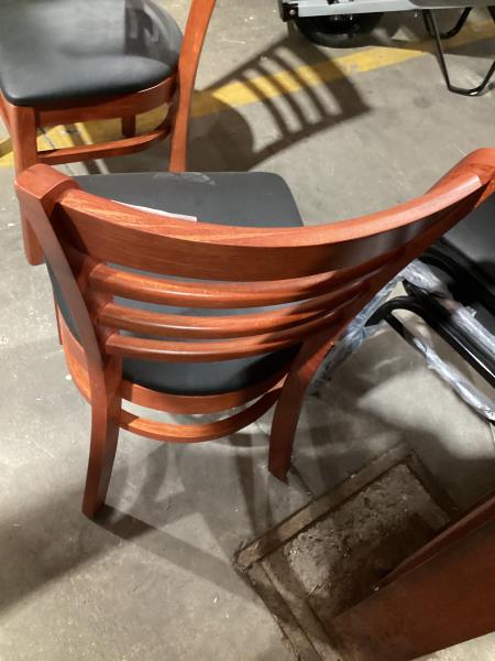 Lot # 1937 Flash Furniture HERCULES Series Ladder Back Cherry Wood Restaurant Chair $139