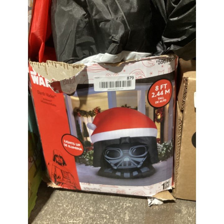 Lot # 879 STAR WARS Darth Vader Christmas Inflatable $120