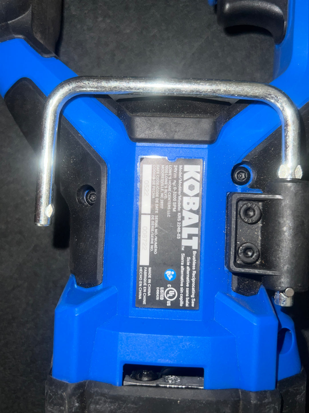 Kobalt 24-volt 4-Tool Brushless Power Tool Combo Kit with Soft Case (1-Battery Included and Charger Included) (USED)