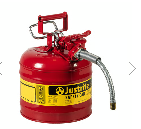 Lot # 2147 justrite safety can $123