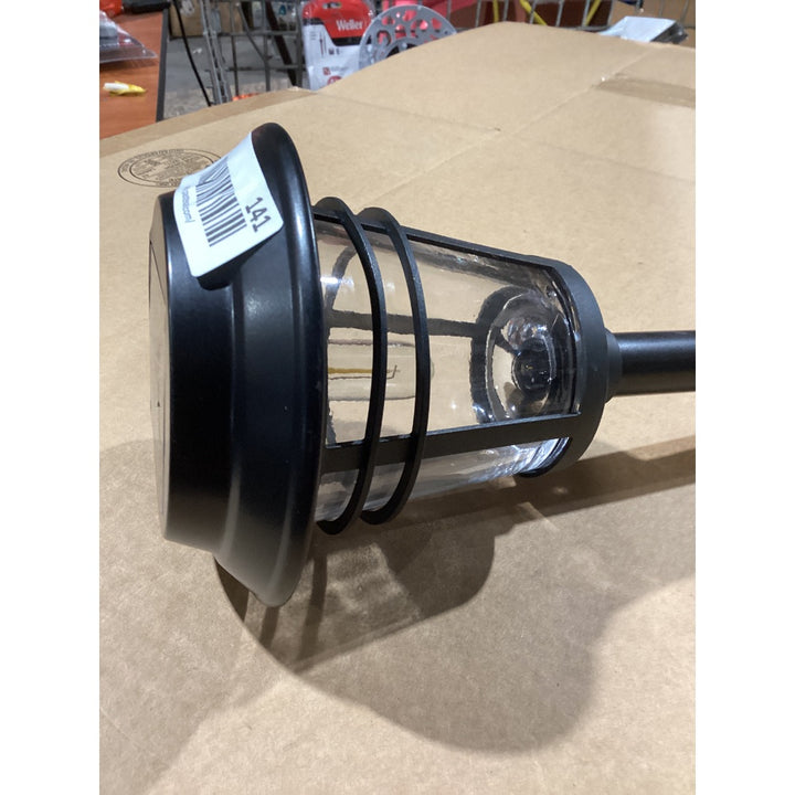 Lot # 141 Black Solar Pathway Light $15
