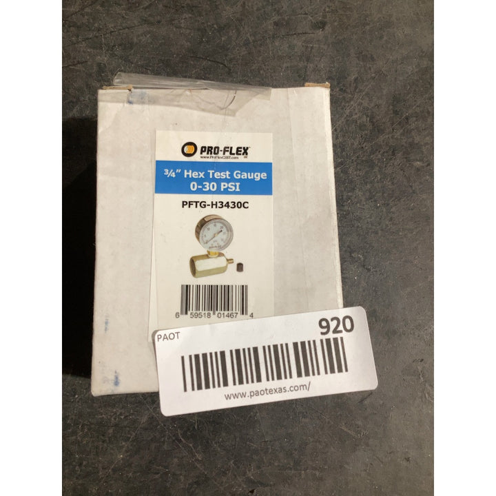 Lot # 920 Pro-Flex Gauge $24.50