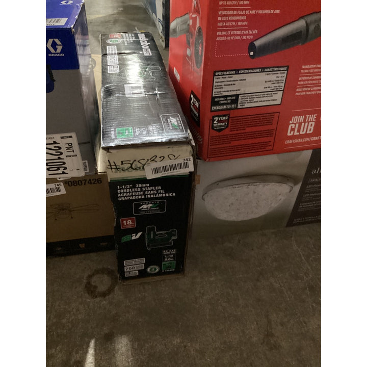 Lot # 742 Metabo HPT Stapler $179