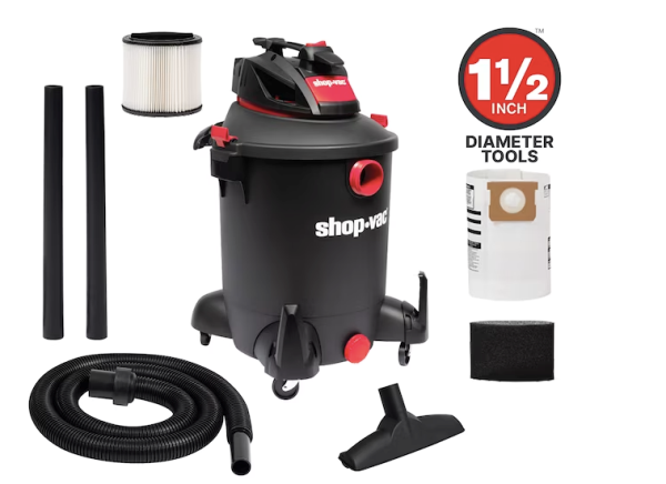 Lot # 837 Shop-Vac 10-Gall Wet/Dry Shop Vacuum $85