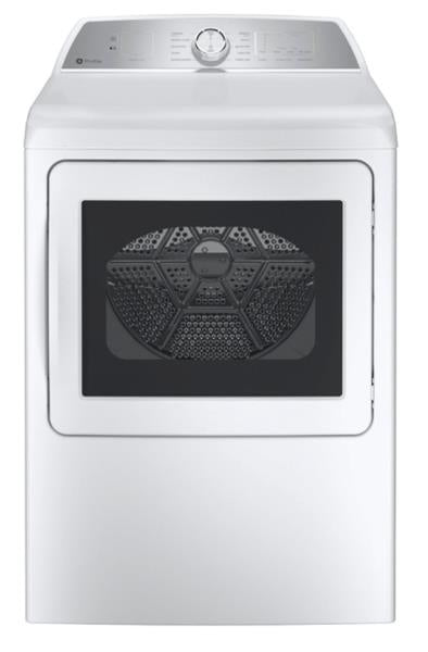 GE Profile 7.4-cu ft Vented Smart Gas Dryer (White) ENERGY STAR