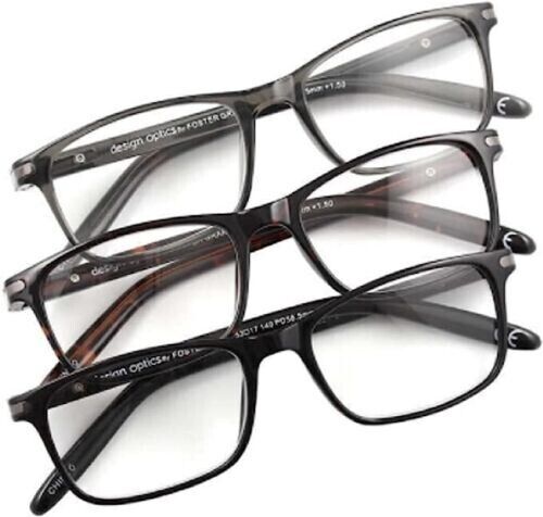 Lot # 1245 Design Optics by F.G Classic Reading Glasses +1.75