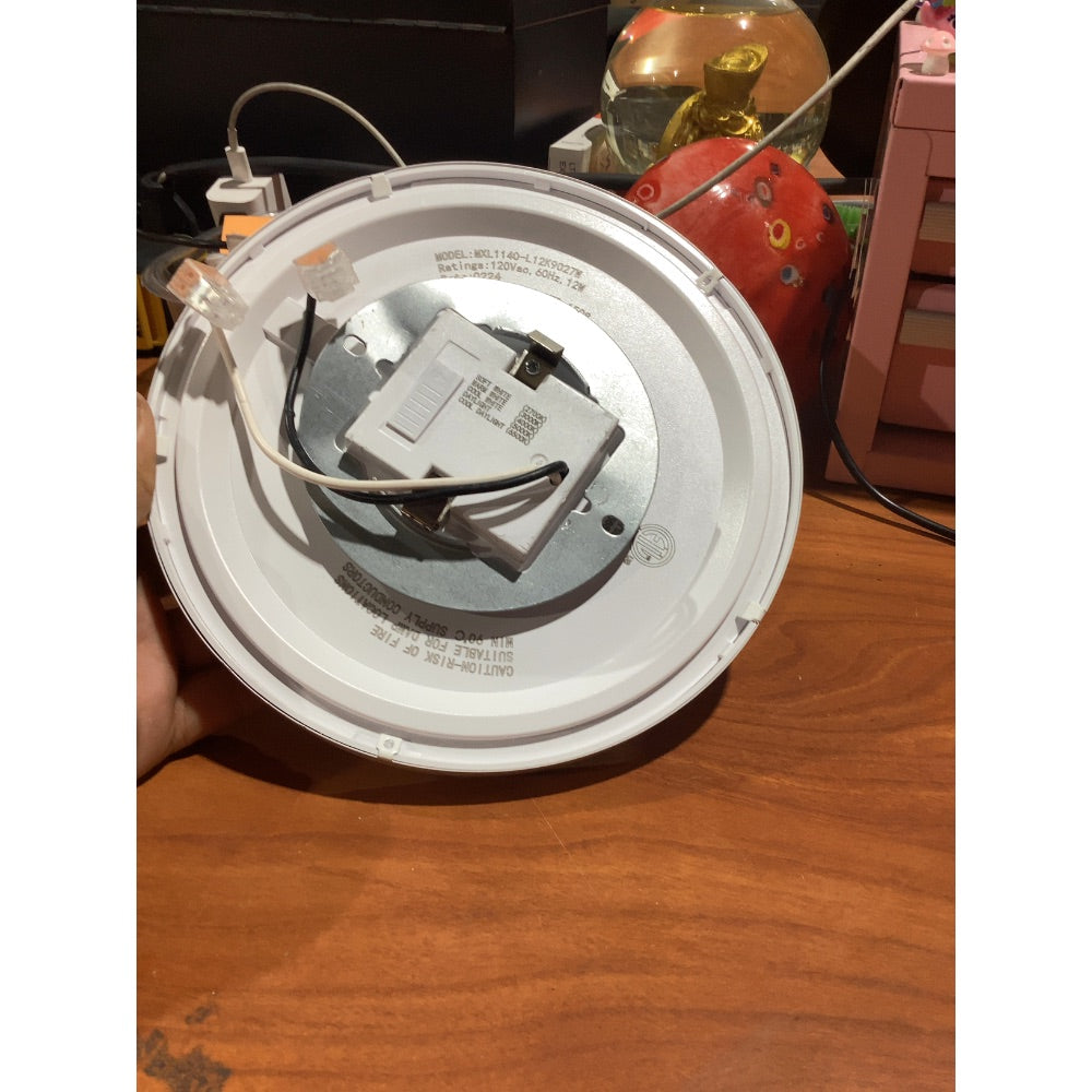 Lot # 1084 LED Flush Mount Light MXL1140-L12K9027W $25