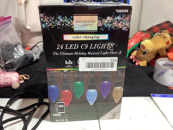 Lot # 553 Gemmy Multicolor LED Gemmy Orchestra Lights $45