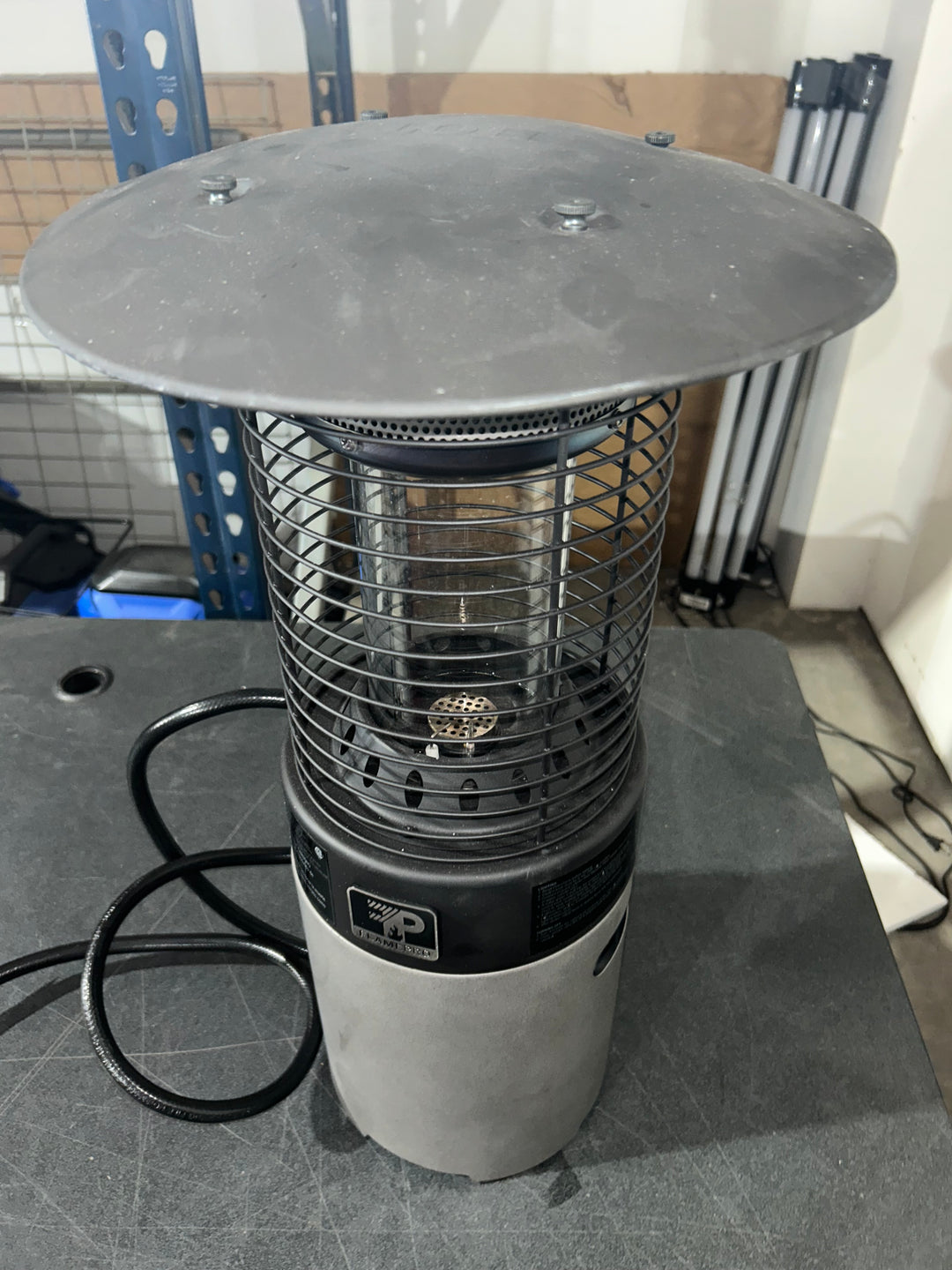 FlamePro Table-Top Patio Heater with Adapter Hose (Used)