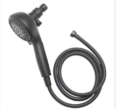 Lot # 115 allen + roth Matte Black Handheld Shower $50