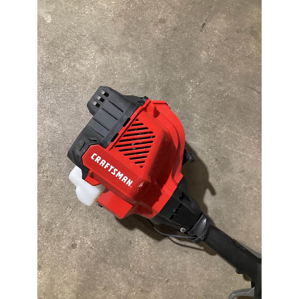 Lot # 1424 CRAFTSMAN Gas String Trimmer - Curved Shaft, Dual-Line Head, Red/Black
