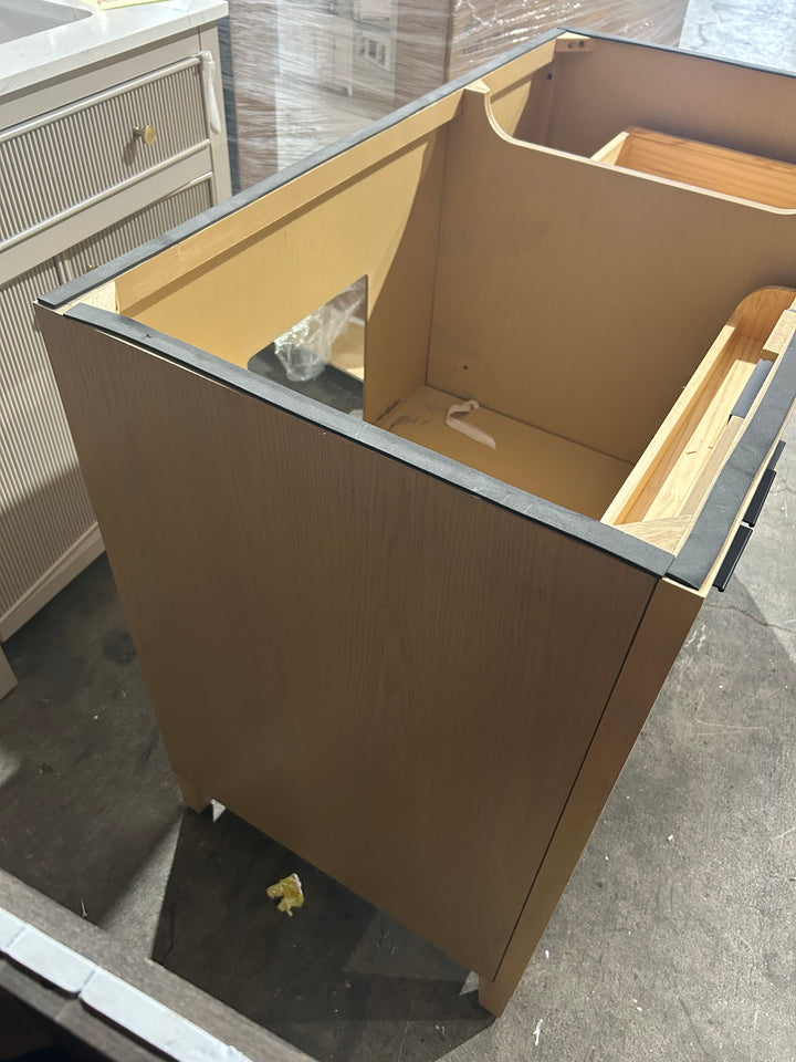 Origin 21 Tindall 42-in Natural Undermount Single Sink Bathroom Vanity (No Top) (DAMAGED)