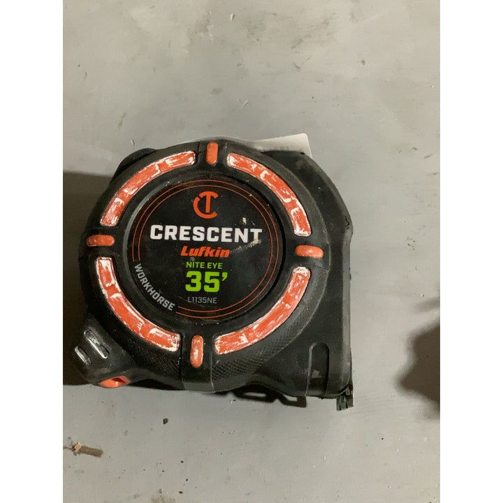 Lot # 835 Crescent Lufkin Workhorse Nite Eye Tape Measure $25.00