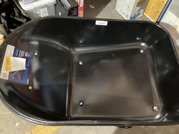 Lot # 1933 Project Source 5.5-cu ft Steel Wheelbarrow $99