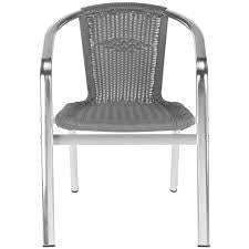 Lot # 1947 Flash Furniture Lila Gray Stack Chair $128