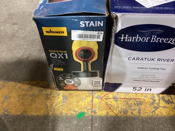 Lot # 826 Wagner Control Spray Qx1 HVLP Paint Sprayer $69