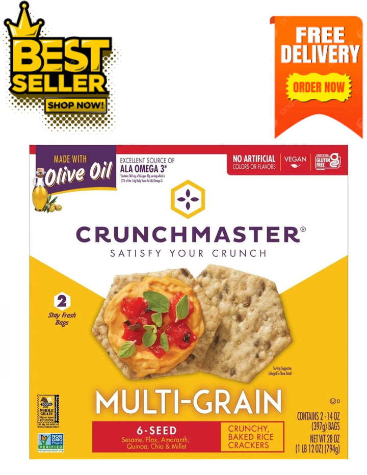 Lot # 1868 Crunchmaster Multi-Seed Crackers $25
