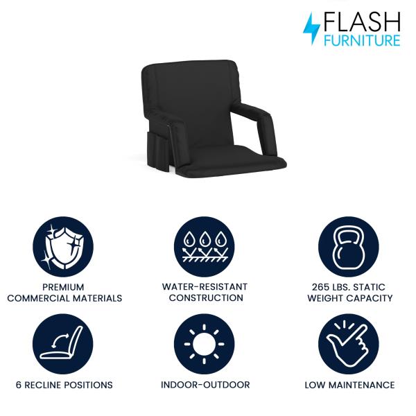 Lot # 1828 Flash Furniture Stadium Seat $90.00