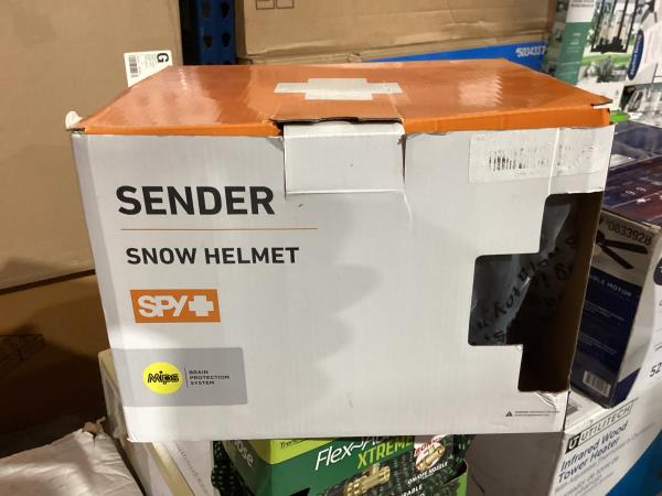 Lot # 1406 Spy Sender Snow helmet / S $38