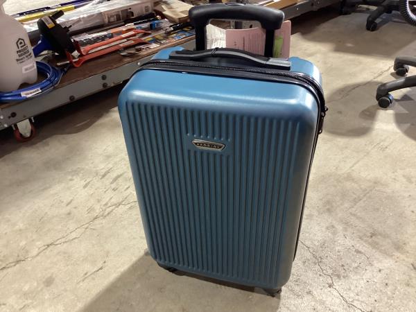 Lot # 1584 Prodigy Resort 20-Inch Carry-on Fashion Hardside Spinner Luggage, Bay Blue