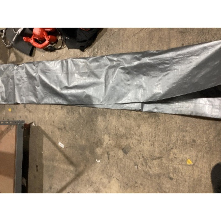 Lot # 486 Project Source Tarp 12x10ft SilverBrown $18