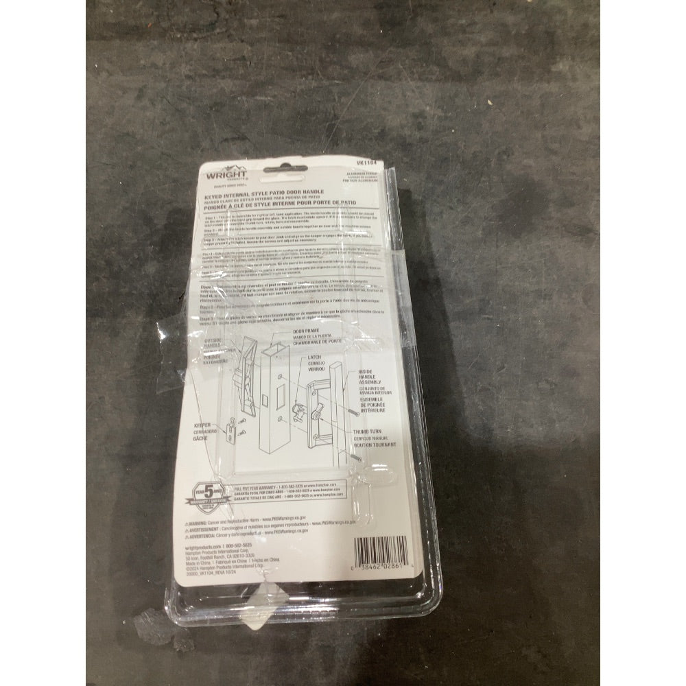 Lot # 1588 Wright Door Handleset $38