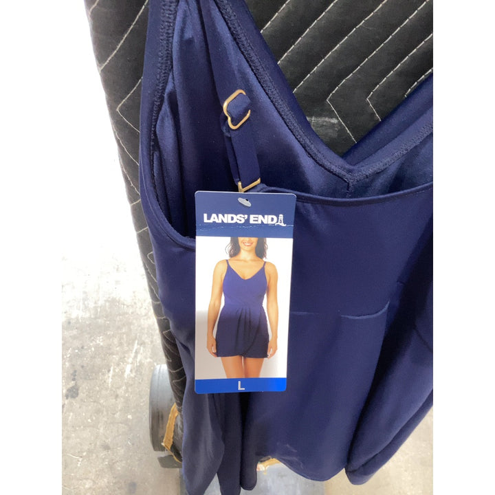 Lot # 976 Lands End Swim Dress Navy Large $32.00