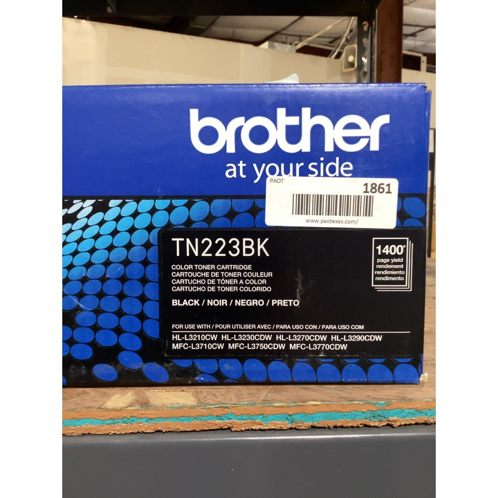 Lot # 1861 Brother Black Toner $63.00
