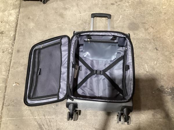 Lot # 1613 Samsonite Hyperspin 4 Softside Spinner Luggage, Fog Grey