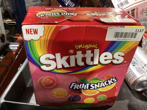 Lot # 1137 Skittles Fruit Snacks 42-ct $19.88