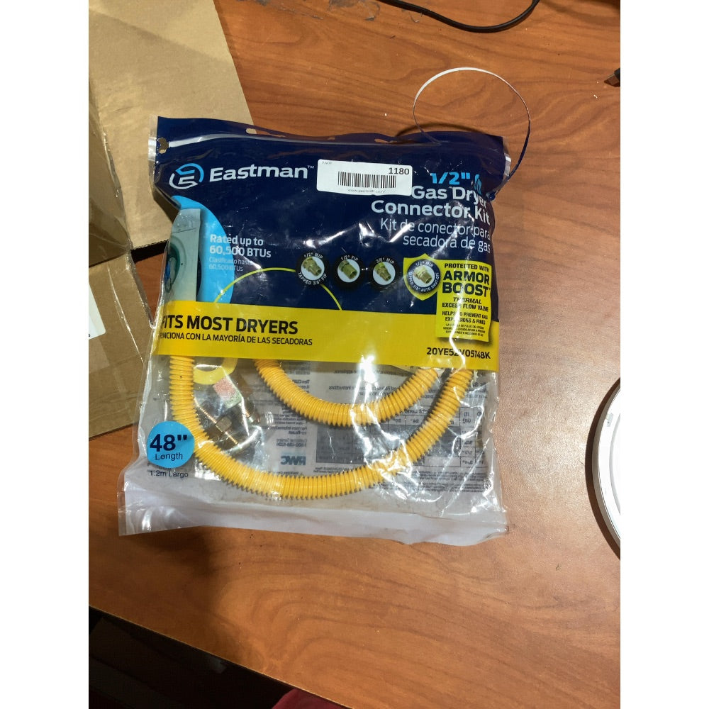 Lot # 1180 Eastman 48in Gas Dryer Connector Kit - $30.00