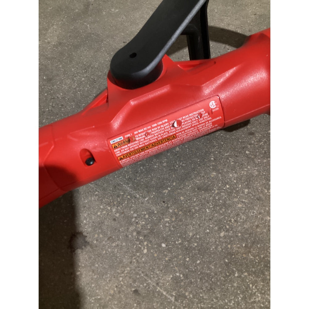 Lot # 1416 Craftsman Cordless String Trimmer CMCT1190, 20V MAX, Variable Speed, Red Black