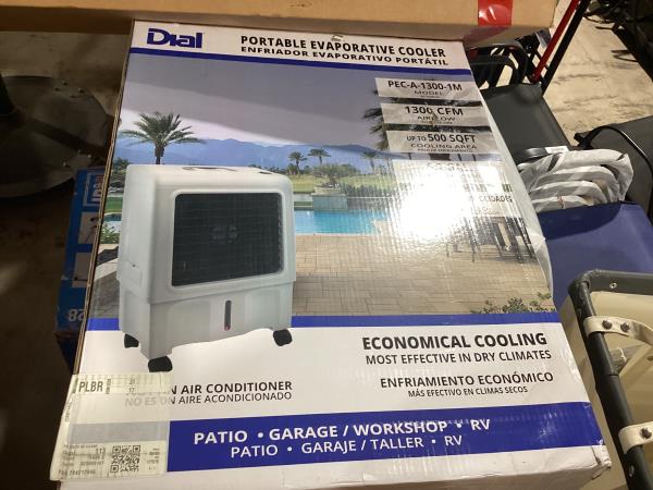 Lot # 1989 Dial 1300 3-Speed Portable Evaporative Cooler $228