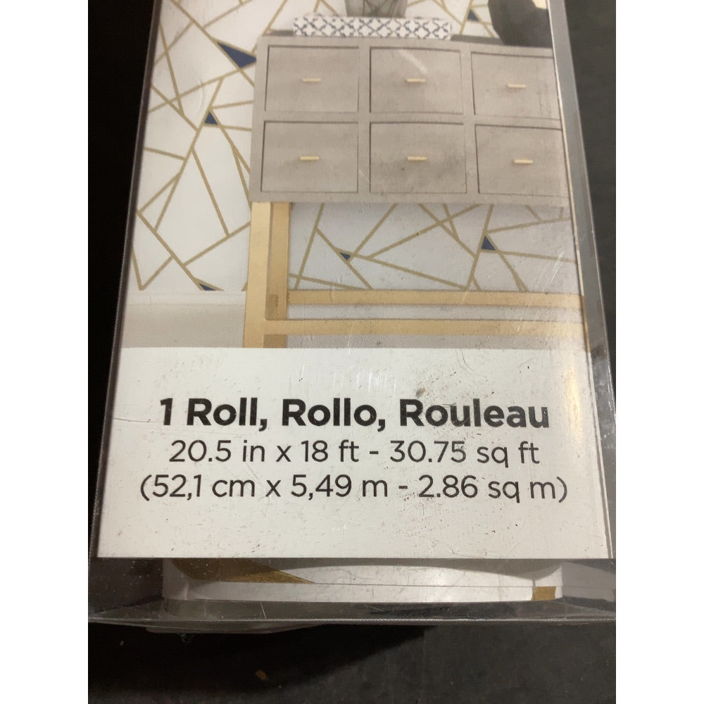 Lot # 1108 RoomMates Wallpaper Gold $30