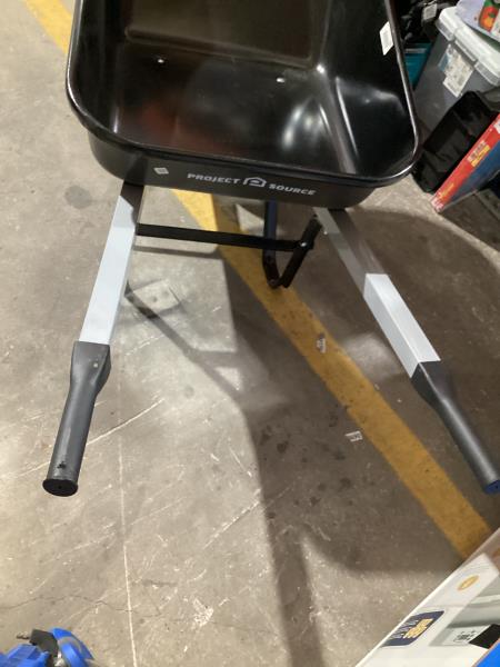 Lot # 1933 Project Source 5.5-cu ft Steel Wheelbarrow $99