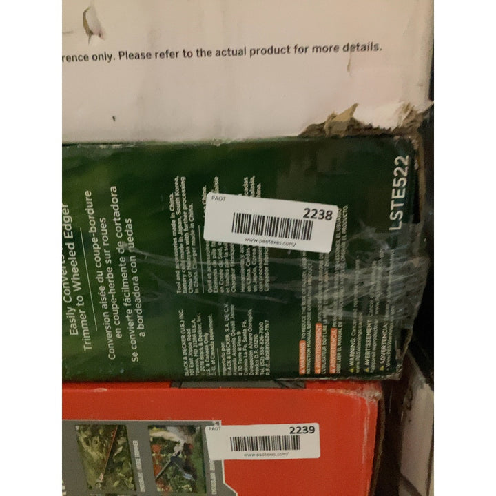 Lot # 2238 BlackDecker Trimmer $99