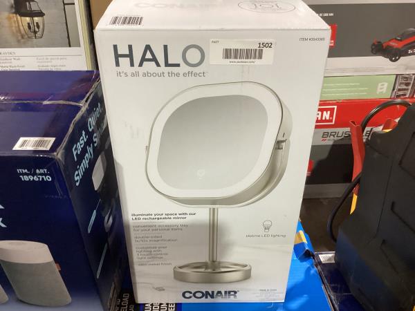 Lot # 1502 Conair LED Double-Sided 1x/10x Vanity Mirror $69