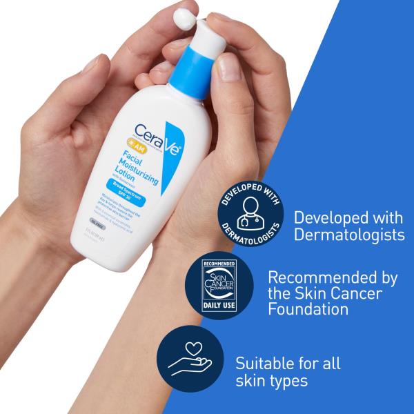 Lot # 953 CeraVe AM Facial Moisturizing Lotion with SPF 30