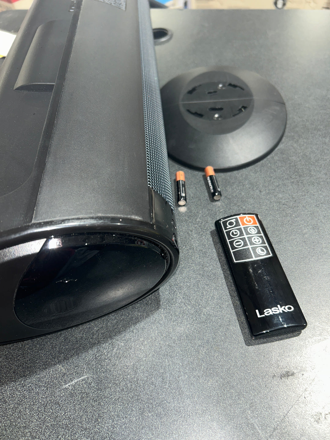 Lasko Ceramic Tower Heater with Remote Control, Black (used)