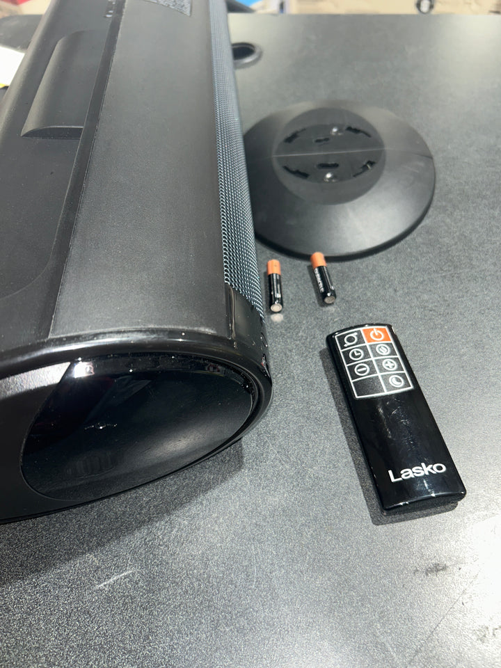 Lasko Ceramic Tower Heater with Remote Control, Black (used)