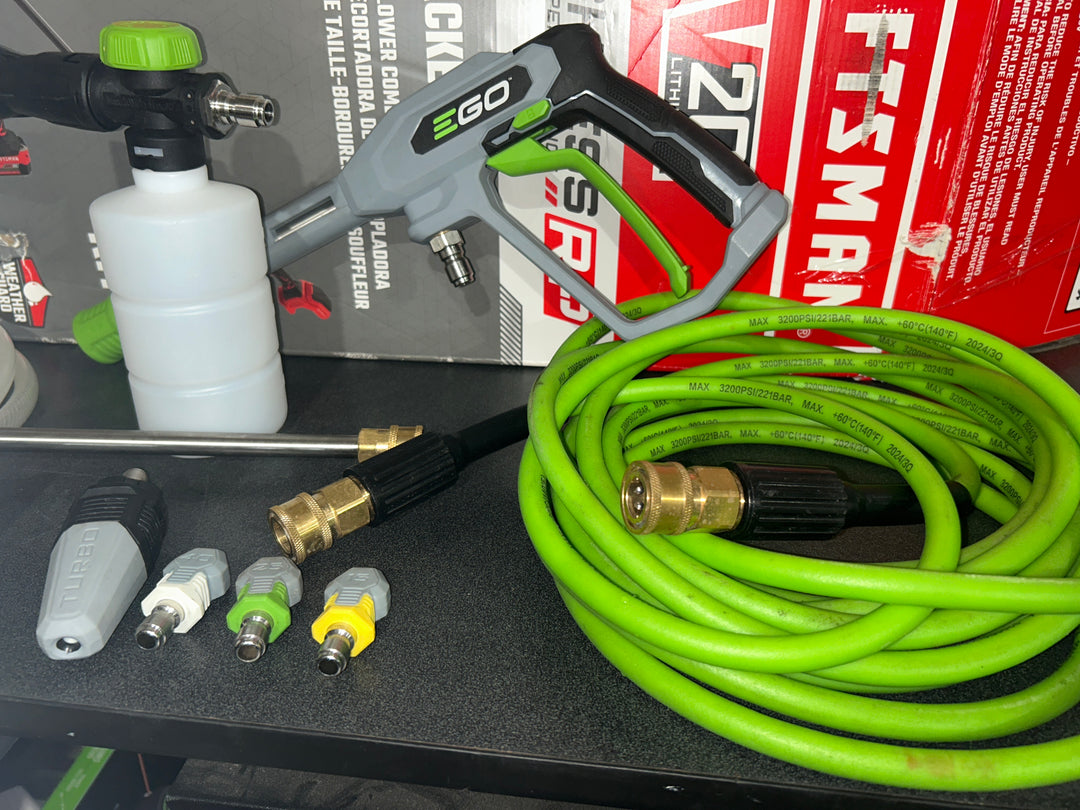 EGO POWER+ Compact 2100-PSI 1.2-GPM Cold Water Battery Pressure washer with 4 Spray Tips (USED)