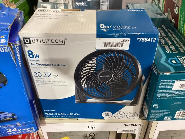 Lot # 1509 Utilitech HVT-8H 8" 3-Speed Air Circulator Fan