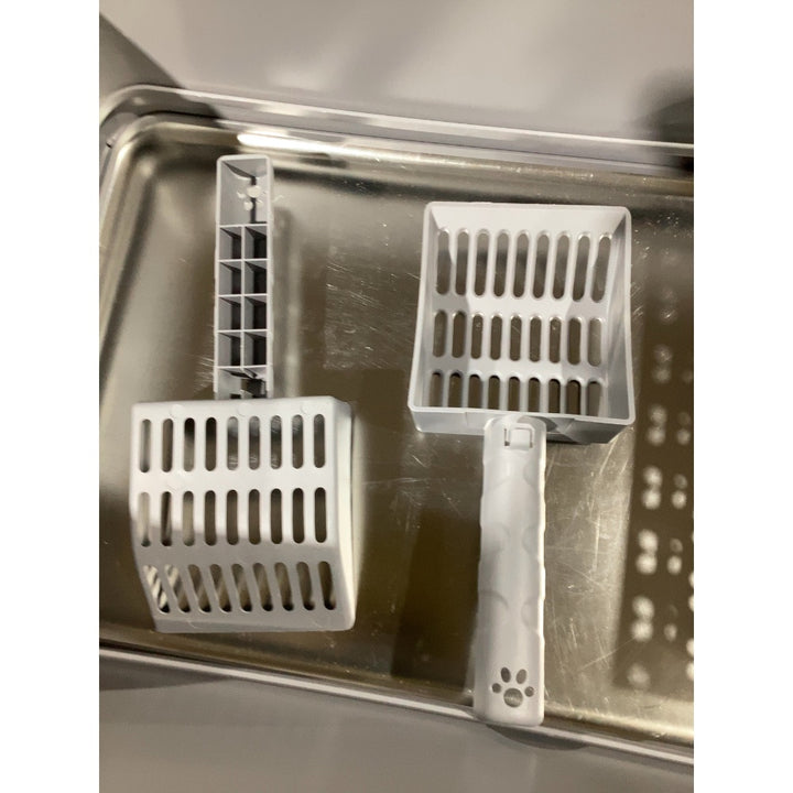 Lot # 553 KITCATY 2PACK-Grey Litter Box $119.00