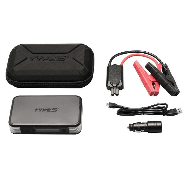 Type S 8000MAH Power Bank Jump Starter with LCD Screen (open box)