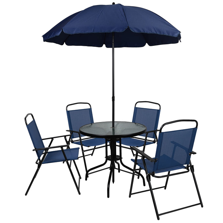 Lot # 1518 Flash Furniture Nantucket 6-Piece Patio Set $870