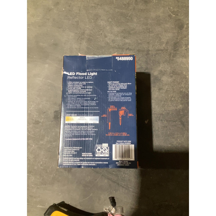 Lot # 1244 Harbor Breeze LED Flood Light $30.00