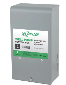 Lot # 627 Zoeller Steel Control Box for Well Pumps $85
