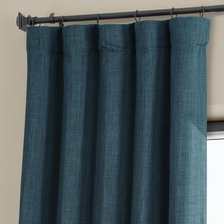 Lot # 1360 HPD Half Price Drapes Faux Linen Curtains $24