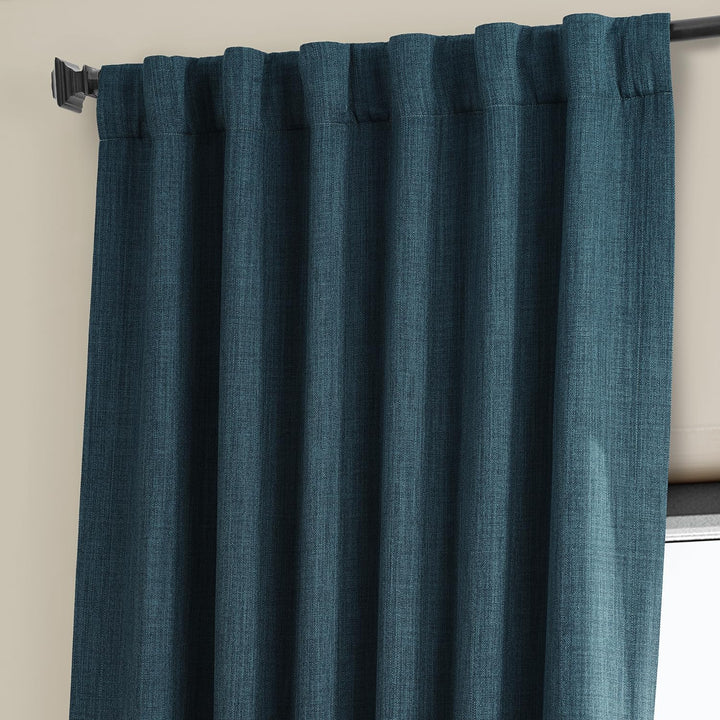 Lot # 1360 HPD Half Price Drapes Faux Linen Curtains $24